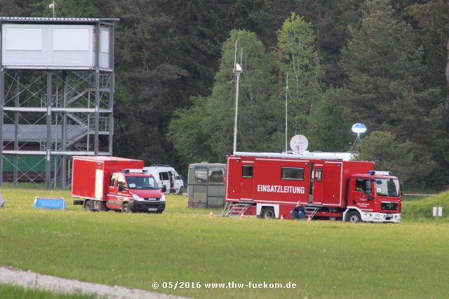 Einatzübung der Feuerwehren, des THW und der Bergwacht