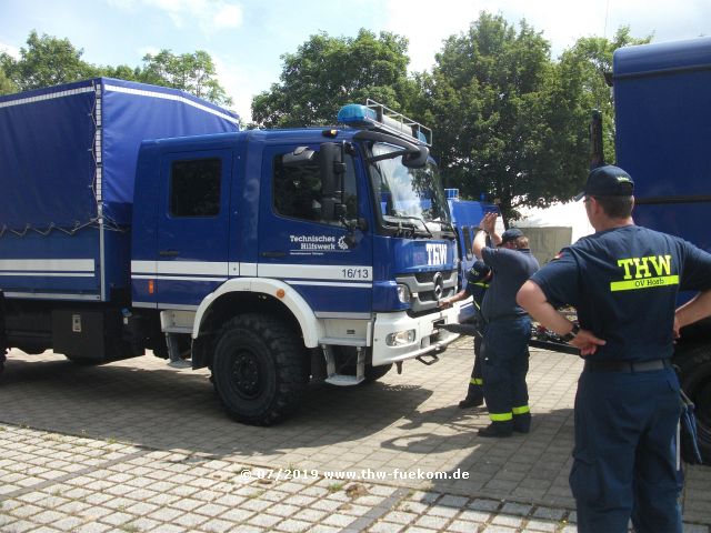 Rangieren des Anhänges an die Einsatzposition