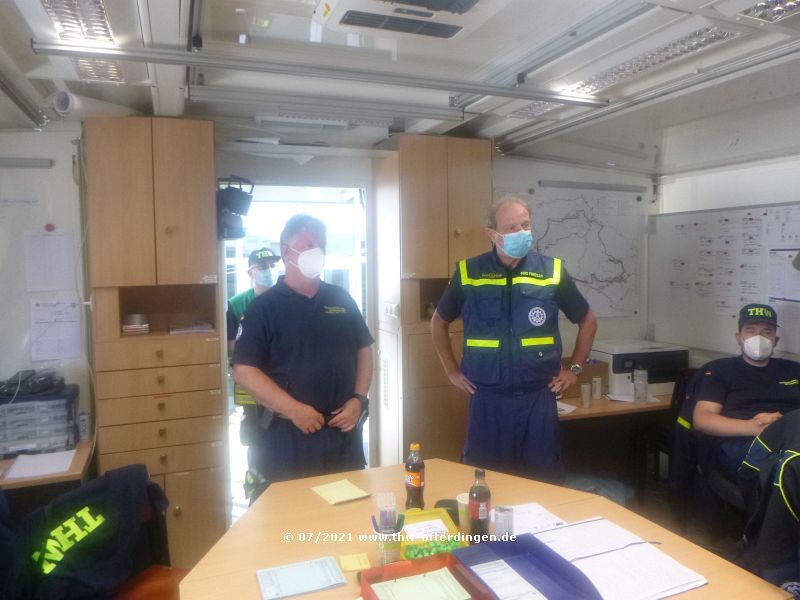 Besuch des Präsidenten der Bundesanstalt Technisches Hilfswerk, Gerd Friedsam