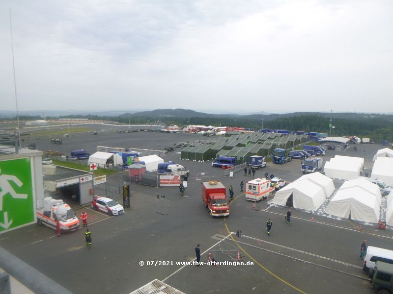 Der Bereitstellungsraum Nürburgring