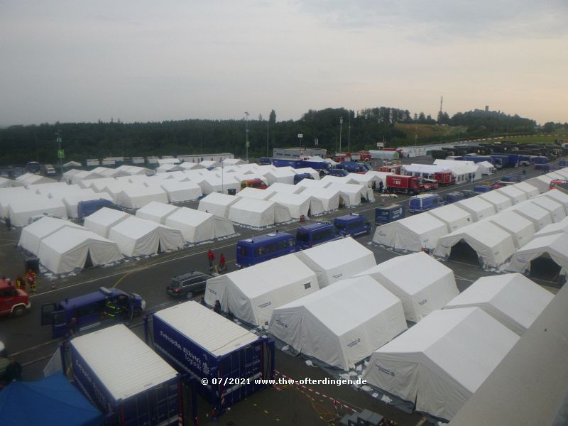 Der Bereitstellungsraum Nürburgring