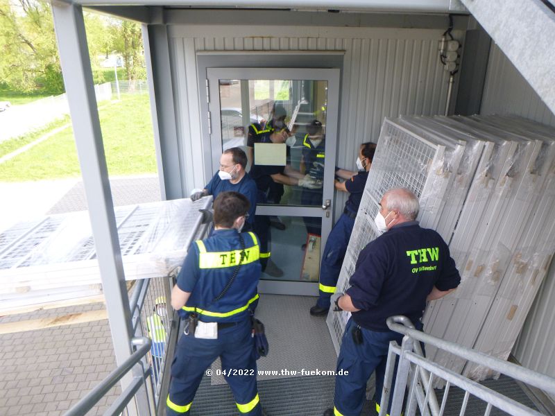 Zwischenlager im feien Treppenhaus