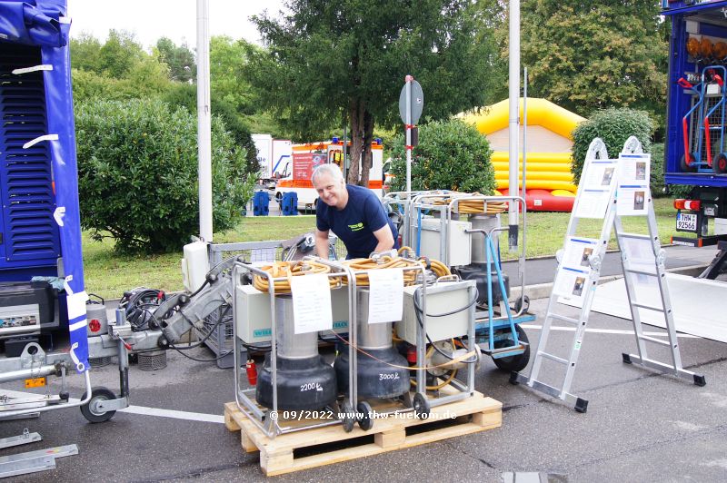 Ausstellung der Fachgruppe Wasserschaden/Pumpen aus Rottenburg a.N.