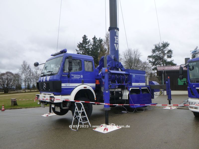 MastKW in aufgebauten Zustand