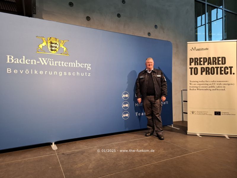 Thomas Wiedemann, Zugführer Fachzug Führung und Kommunikation (B) Ofterdingen