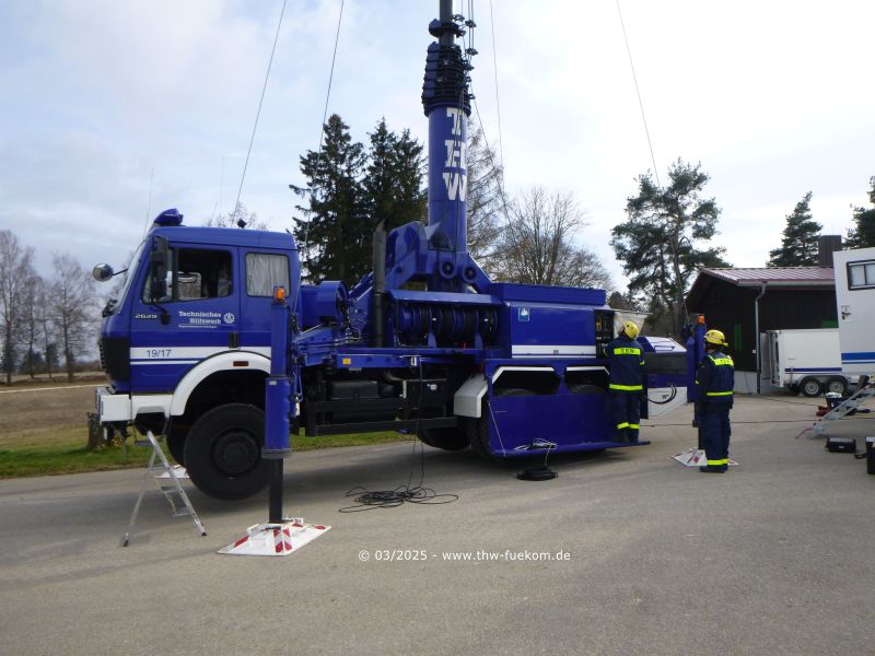 Aufbau der Mastanlage Ofterdingen
