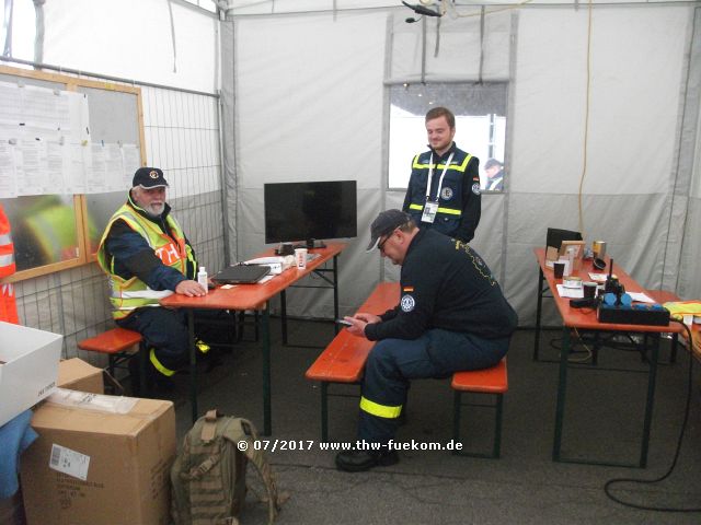 Ankunft in Hamburg, Bereitstellungsraum Maritim am 30.06.2017 