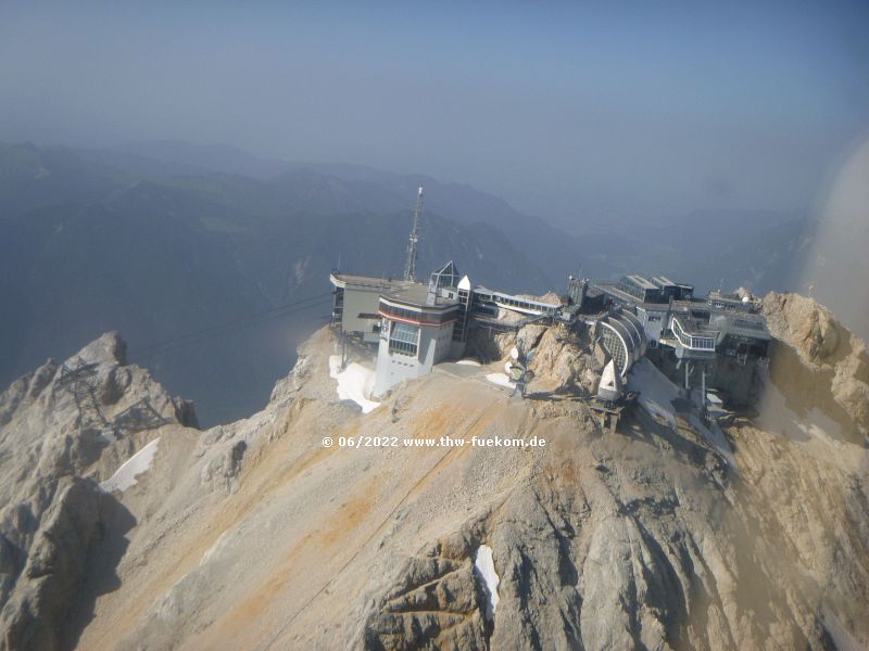 Die Zugspitze von oben