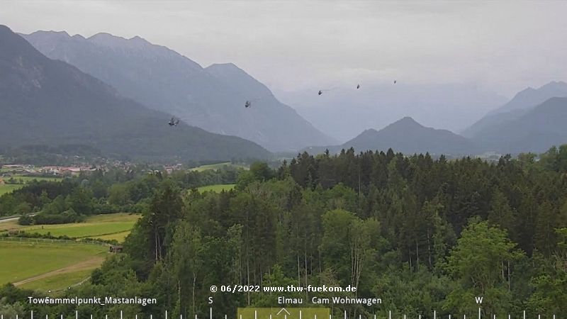 Ein Verband im Anflug