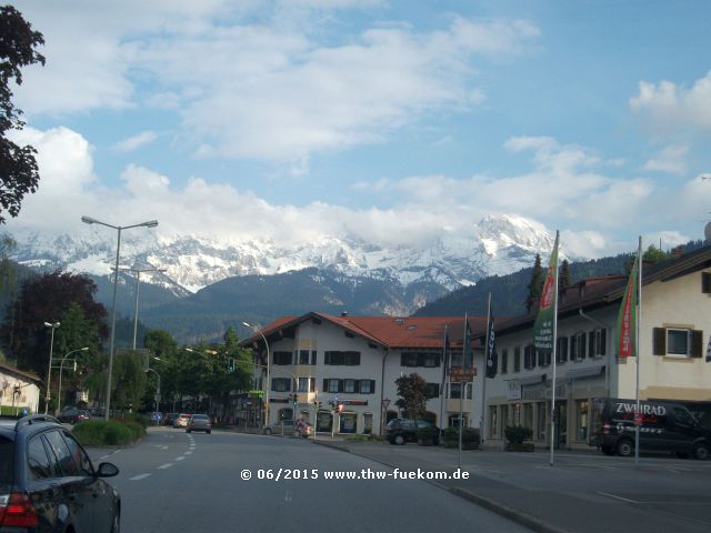 auf der Fahrt nach Elmau