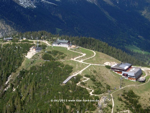 Gebäude auf dem Wank (1780 m über NN)