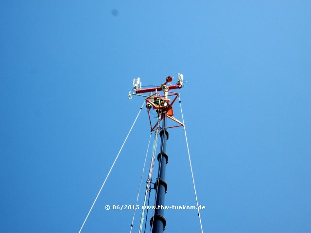 fünf Antennen und zwei DomCam