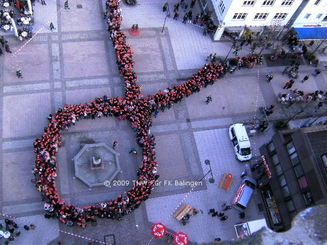 Fertigstellung der Aids-Schleife