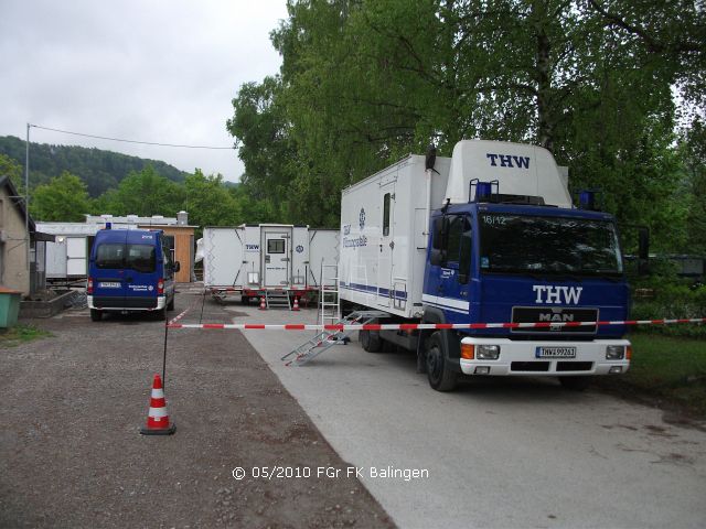 Aufbauplatz an der Wettkampfstätte in Rottenburg