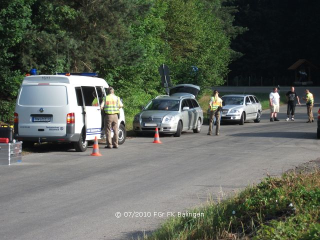 Abfragen im Fahndungsystemen der Polizei aus dem FüKW der FGr FK Balingen