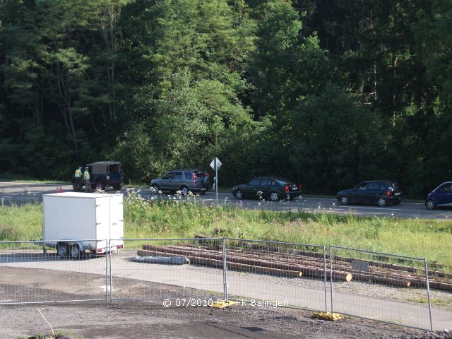 Sondierung der Fahrzeuge auf der B 463