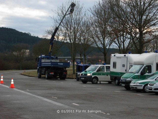 Kontrollstellenbeleuchtung durch den OV Rottweil