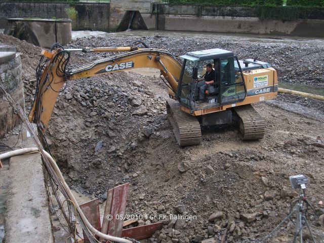 Bagger 1 im Einsatz