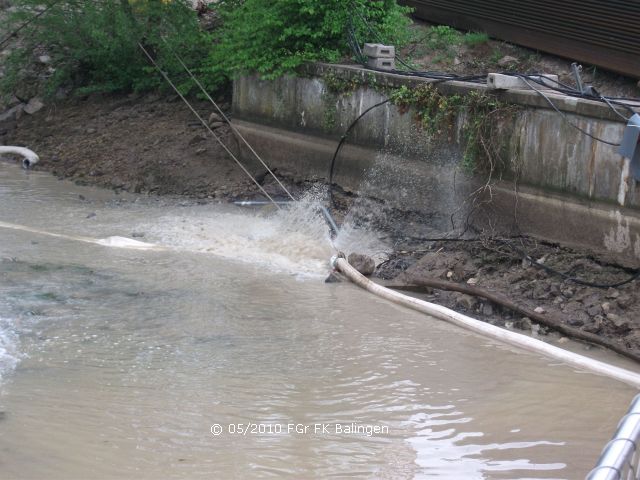 Befüllung des Mühlkanal