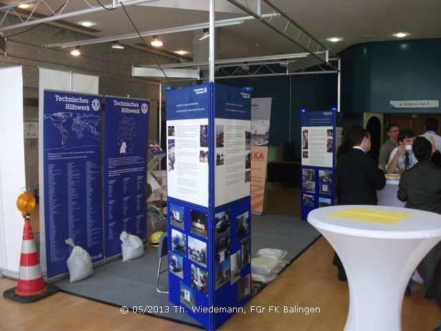 Messestand des THW Landesverband Baden-Württemberg