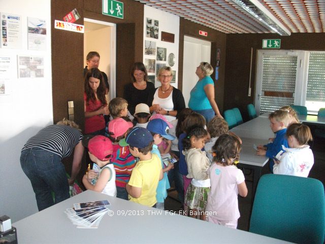 Besuch in den Räumlichkeiten des THW in Balingen