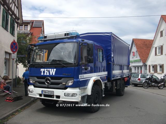 Fernmeldekraftwagen der Fachgruppe Führung und Kommunikation Ofterdingen 