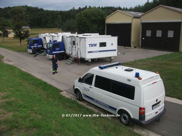 Zwei THW Führungsstellen im Einsatz 