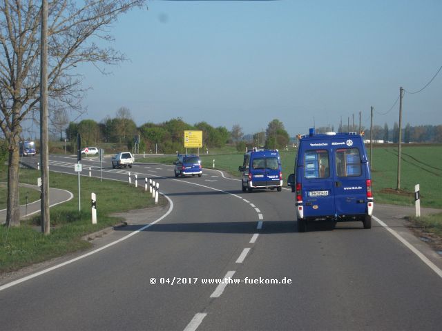 Fahren im Verband von Tübingen über Rotttenburg nach Horb 