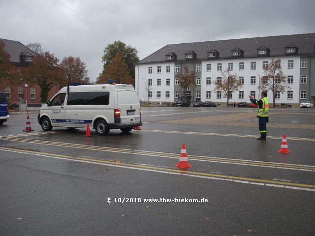 Fahren mit Einweiser, Übungsparkour