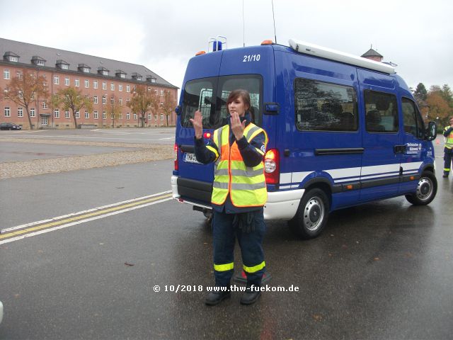 Fahren mit Einweiser, Übungsparkour