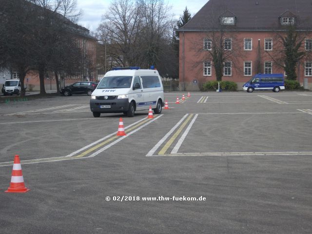 Fahrtraining auf dem Parcour 