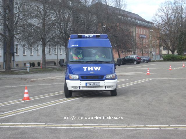 Fahrtraining auf dem Parcour 