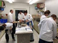 Speisenzubereitung in der OV Küche, weitere Bilder
