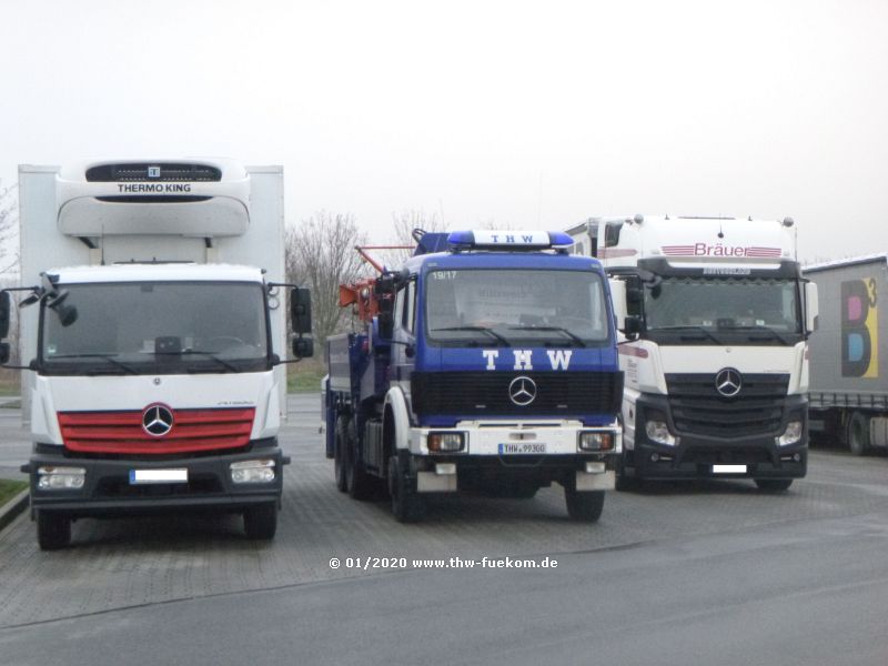 MastKW Ofterdingen auf der Fahrt nach Wunstorf