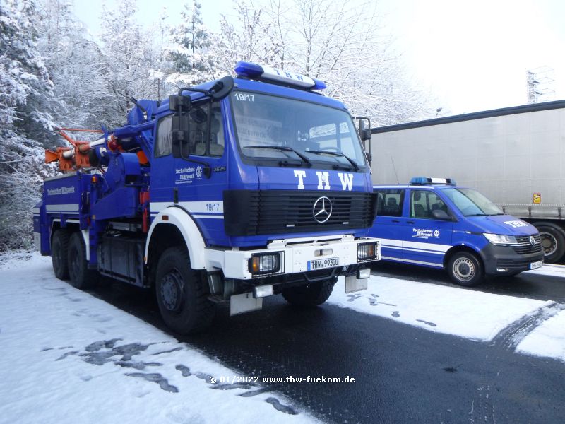 Technischer Halt auf dem Autohof Gramschatzer Wald