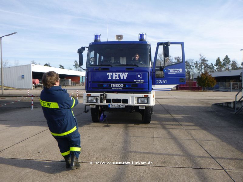 Verlasten des Zugseil im GKW