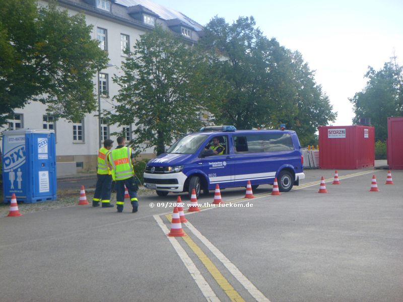 Praktische Ausbildung - Einweiser durch eine Kurve