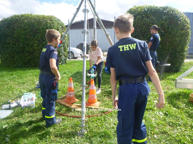 Bewegen von Lasten mit dem Spreizer