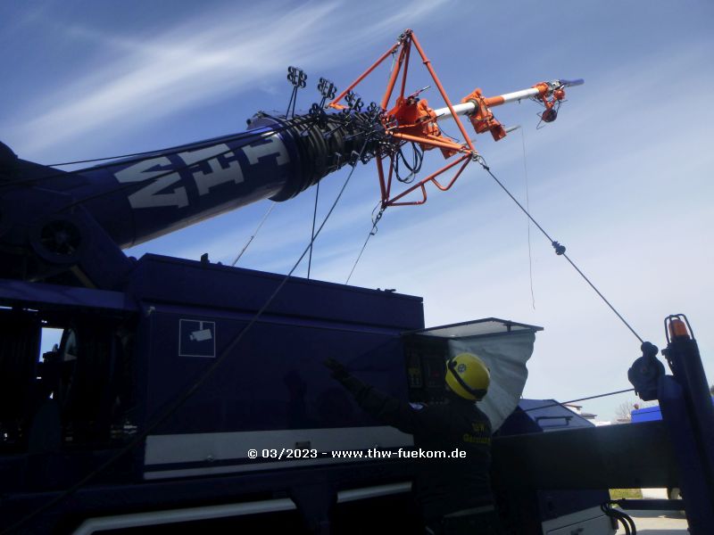 Ablegen des Mast