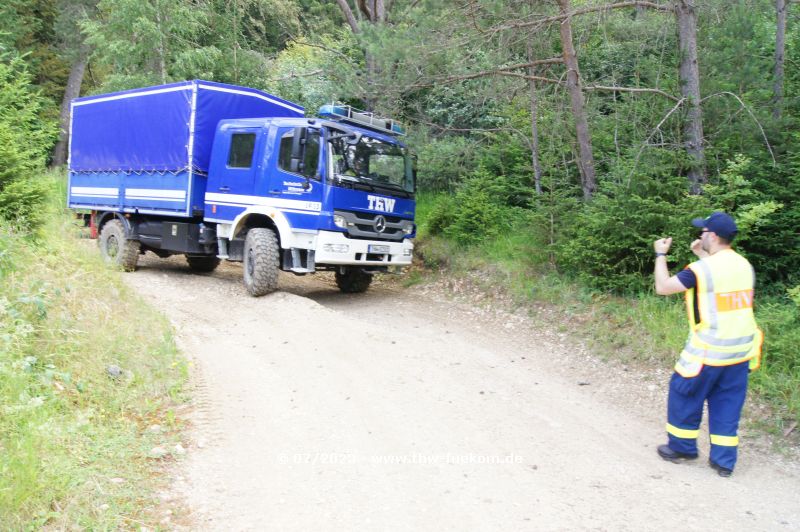 verschiedene Geländestrukturen durchfahren