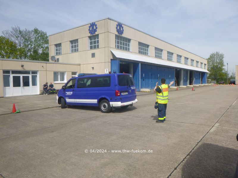 Einweiser im Einsatz