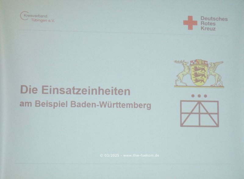 Präsentation der DRK Einsatzeinheiten