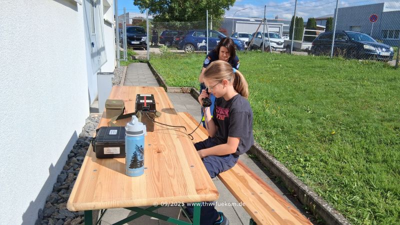 Herstellen einer Sprechverbindung mit dem OB Apparat