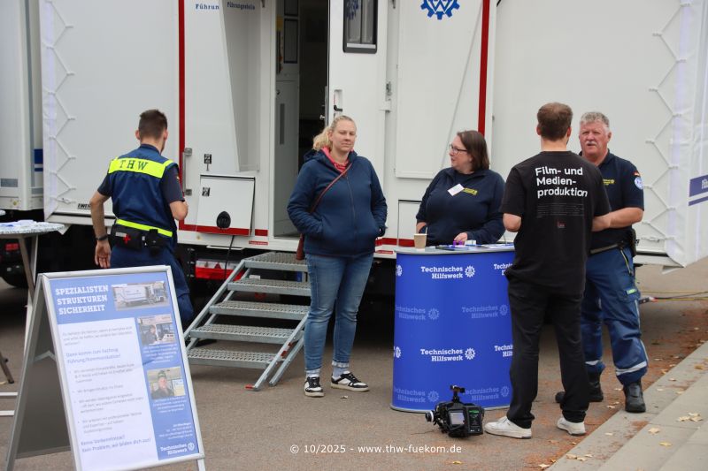 Gespr&auml;che mit den Besuchern