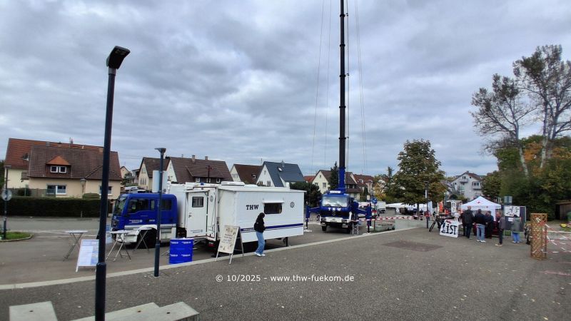 Einsatzfahrzeuge des Fachzug F&uuml;hrung und Kommunikation (B) Ofterdingen