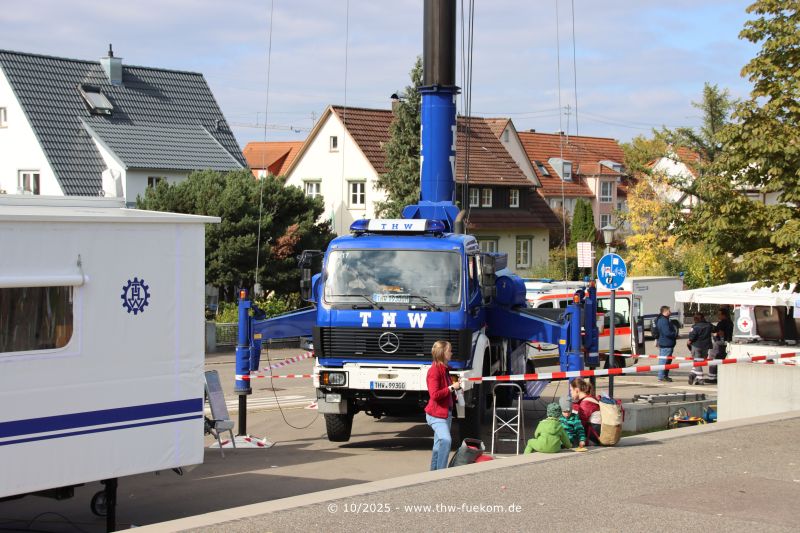 Ausstellung der Einsatzfahrzeuge THW