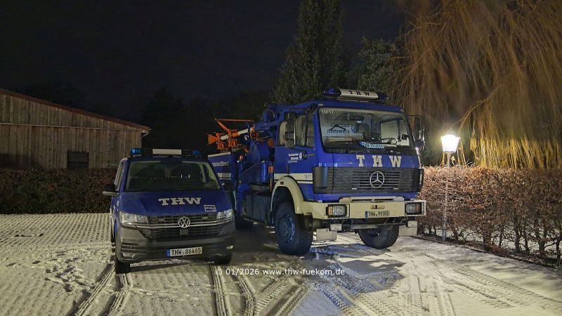 &Uuml;berf&uuml;hrung des Mastkraftwagen (MastKW) nach Wunstorf