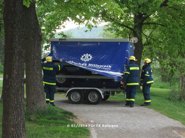 Aufbau einer HCP Pumpe am Neckar