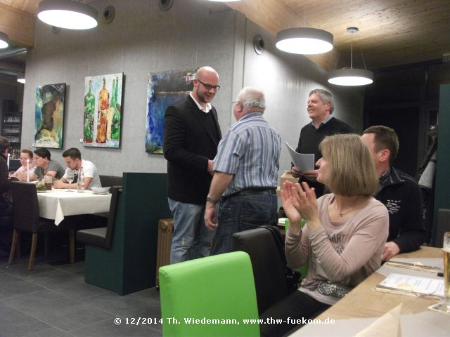 Ehrung der Helfer mit der Bundesflugmedaille 2013 durch den GF Bastian Kuppinger