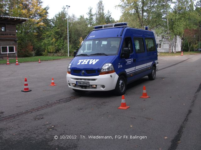 Zielbremsung innerhalb der Markierung